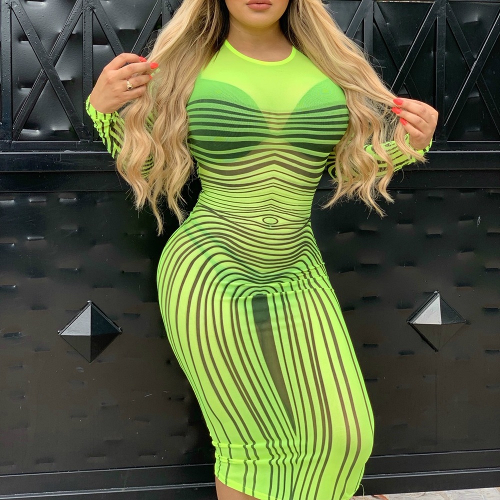 Neon dress